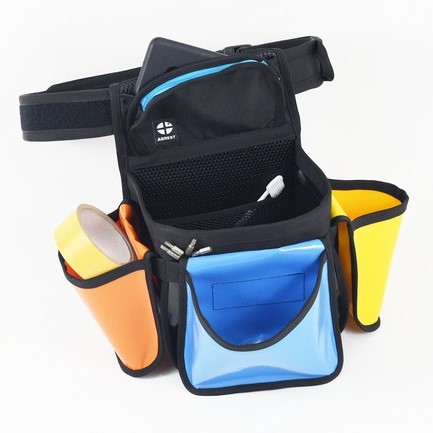 Routesetter Bag AGREST_HOLD SHOOTER - black-blue-orange-yellow