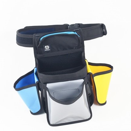 Routesetter Bag HOLD SHOOTER -black-grey-blue-yellow