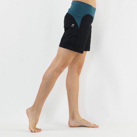 Women's-Climbing-Shorts-AGREST-ROCK-PANTHER-Black