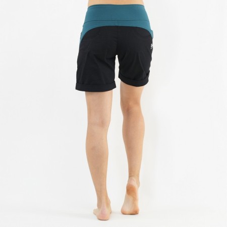 Women's-Climbing-Shorts-AGREST-ROCK-PANTHER-Black
