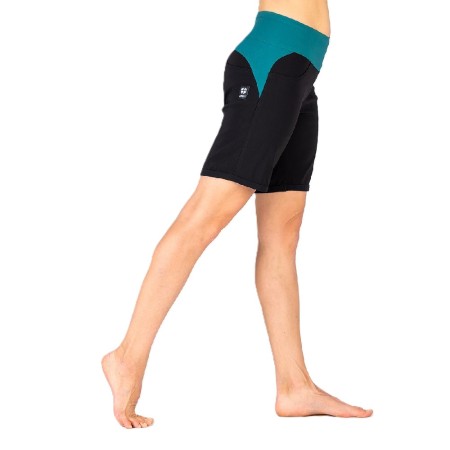 Women's Climbing Shorts ROCK PANTHER 2 Black-1.jpg