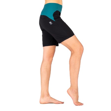 Women's Climbing Shorts ROCK PANTHER 2 Black-2.jpg